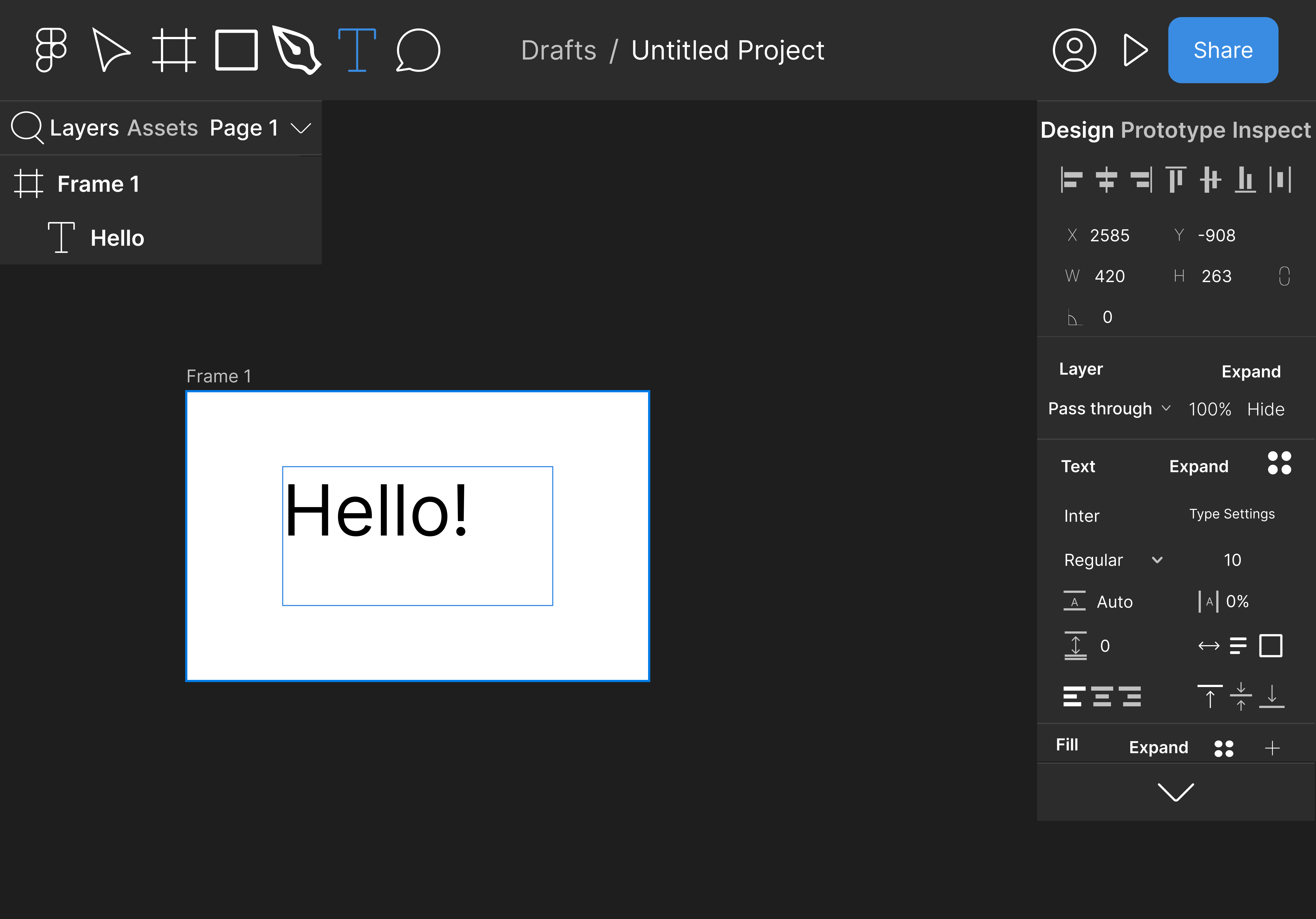 Figma Case Study project page